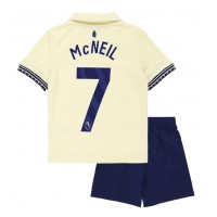 Everton Dwight McNeil #7 Vonkajší Detský futbalový dres 2025-26 Krátky Rukáv (+ trenírky)